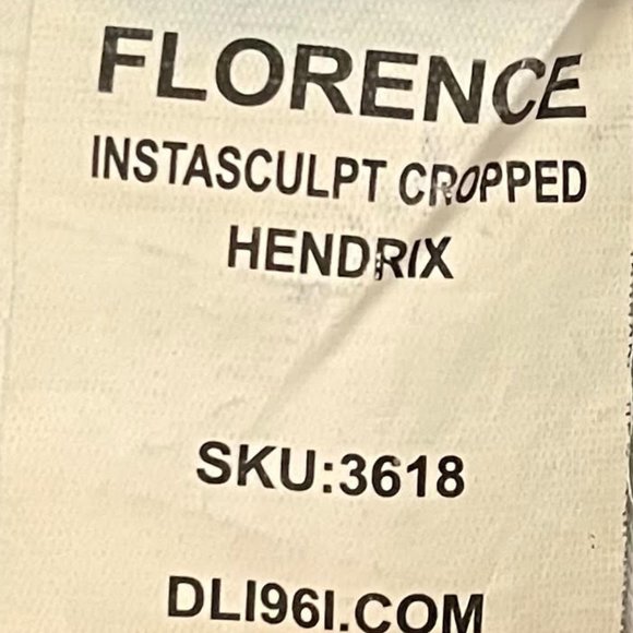 DL1961 SZ 28 Florence Instasculpt Distressed Chewed Hem Cropped Hendrix Jeans - Picture 9 of 11